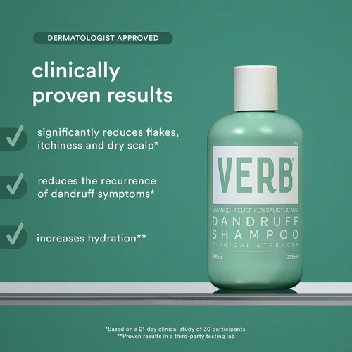 Miniatura 3 de VERB® Champú para la caspa - para una limpieza suave y fuerza clínica para aliviar la caspa con ácido salicílico al 3%