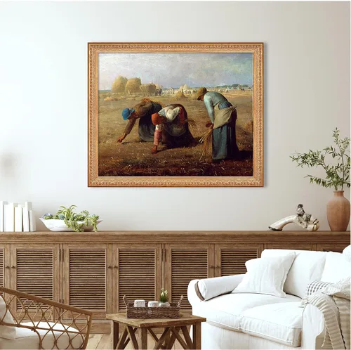 Miniatura 349 de A&T ARTWORK Campo de trigo con cipreses de Van Gogh Las reproducciones de arte clásico mundial, impresiones en lienzo giclée para decoración