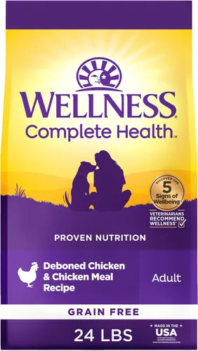 Miniatura 16 de Wellness Complete Health - Alimento seco para perros, sin granos, natural, receta de cordero, (bolsa de 24 libras)
