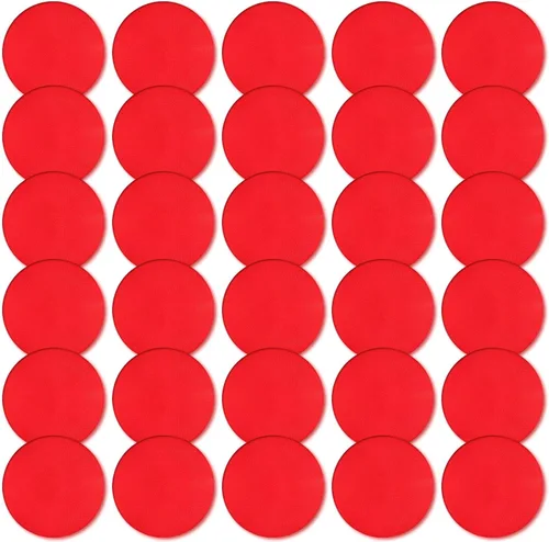 Miniatura 26 de Marcadores de punto de polietileno de 4 pulgadas/9 pulgadas, de goma antideslizante, marcadores de agilidad de conos de campo plano, puntos de suelo