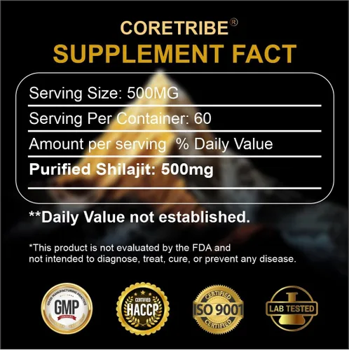 Miniatura 2 de Resina Shilajit – 1.06 oz de resina altamente purificada con 80% de ácido fúlvico, 85+ oligominerales – Suplemento auténtico para energía natural