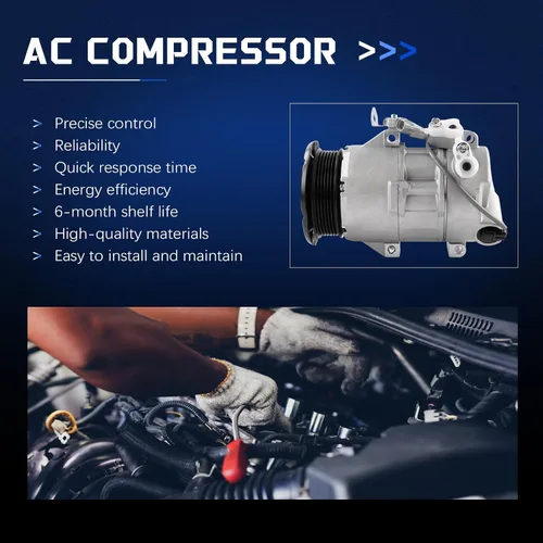 Miniatura 5 de Compresor de CA 5SER09C 6PK Aire acondicionado con conjunto de embrague 88310-52551 88310-2B720 para Yaris 1.3, piezas de repuesto del compresor