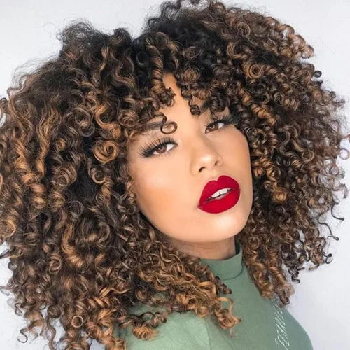 Miniatura 45 de 7 paquetes de cabello rizado de ganchillo GoGo de 6 pulgadas, pelo corto, para mujeres, rizos de playa, trenzas de ganchillo de torsión profunda
