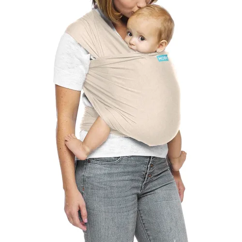Porta bebé Moby Baby Wrap Evolution de Petunia Pickle Bottom para recién nacidos a niños pequeños (8-15kg), porta bebé tipo cabestrillo, diseño