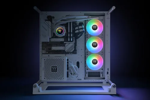 Miniatura 7 de Thermaltake TH360 V2 ARGB Sync/AlO Enfriador de Líquido/Ventilador 120mm*3/PWM 500~2000 RPM/Bloque de Agua Espejo/Control de Sincronización ARGB