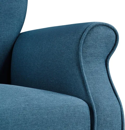 Miniatura 10 de Yaheetech Sillón Moderno, Silla de Acento de Mediados de Siglo con Patas de Madera Resistentes y Respaldo Alto para Espacios Pequeños, Silla de Club