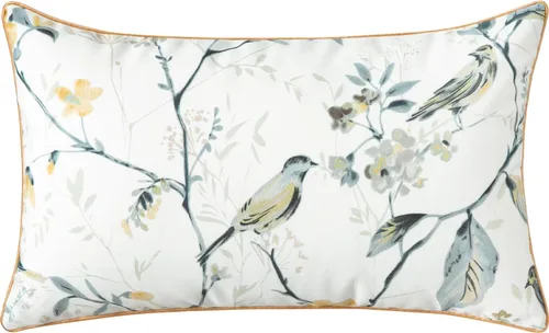 Miniatura 39 de VOGOL Juego de 2 fundas de almohada, 18 x 18 pulgadas, patrón de pájaros verdes, estampado de flores y pájaros verdes, fundas de cojín para cama