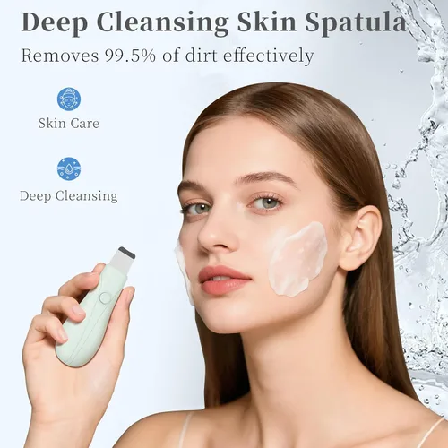 Miniatura 2 de Herramientas removedoras de puntos negros, removedor de cabeza negra para cara y nariz, espátula facial, limpiador de poros profundos