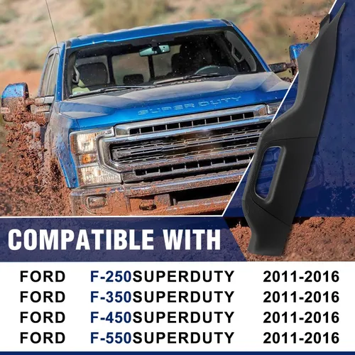 Miniatura 2 de Manija de Agarre del Pilar A Interior Compatible con Ford F-250 F-350 F-450 F-550 Super Duty 2011-2016, BC3Z-2503598-AB