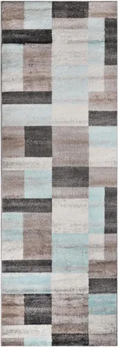 Miniatura 11 de Superior alfombra de área de la colección diseñador Clifton, 8 mm de altura de apilado, con respaldo de yute, diseño geométrico contemporáneo, Beige