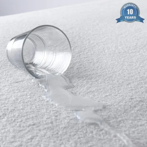 Miniatura 7 de Templeton Protector de colchón impermeable hipoalergénico de alta calidad, tamaño matrimonial, color blanco