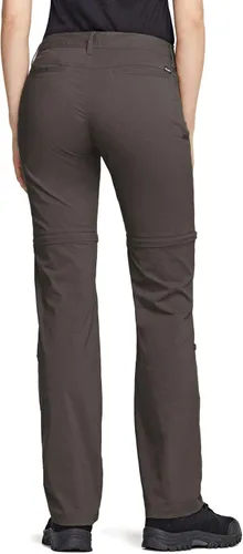 Miniatura 6 de Pantalón Cqr de senderismo, convertibles, ligeros, elásticos, de secado rápido, con cierre zipper, de safari, aire libre, para mujer