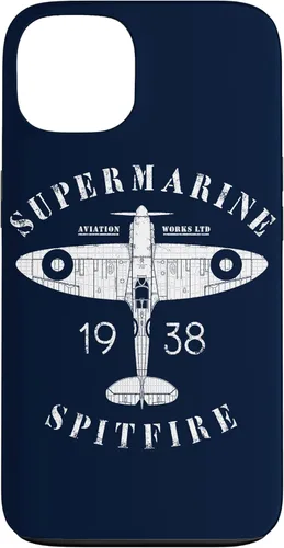 Miniatura 7 de iPhone 12 Pro Max Spitfire RAF Británico WW2 Fighter Aviation Case Supermarine Aviation