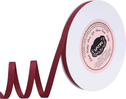 Miniatura 94 de Vatin - Rollo de cinta de grogrén, rollos de 25-50 yardas, perfecto para decoración de bodas, coronas, baby showers, envolturas de paquete de regalo