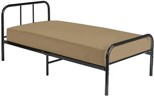 Miniatura 10 de Sábana bajera ajustable para catre de 30 x 75 pulgadas, 100% algodón egipcio, 1 pieza sábana inferior tamaño catre solamente, perfecta para cama