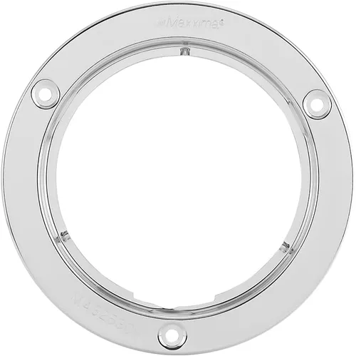 Maxxima (M43253CH) Acabado cromado 4" Brida de seguridad redonda de acero inoxidable