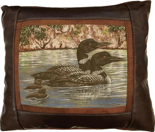 Miniatura 14 de Sweetwater Trading Company Almohadas decorativas artísticas de cuero de lujo, decoración del hogar, almohadas de sofá (bandera americana)