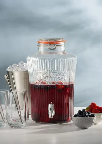 Miniatura 9 de Kilner Dispensador de bebidas de cristalería vintage, 1-1/4 galones