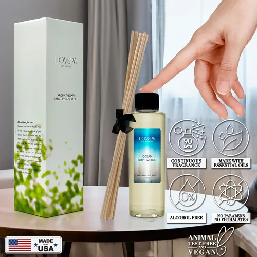 Miniatura 5 de Aceite Difusor Ocean Driftwood - Aceites Esenciales de Lujo para Recarga de Difusor y Ambientador en Aerosol para Habitaciones - Fragancia Natural