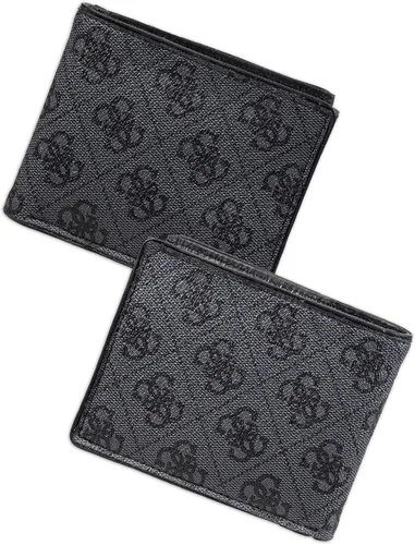 Miniatura 5 de Guess Billetera plegable delgada de cuero para hombre