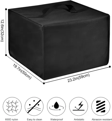 Miniatura 9 de Cubierta para freidora de aire para horno tostador, resistente al calor, impermeable, a prueba de polvo, compatible con Smart Oven Air Fryer Pro