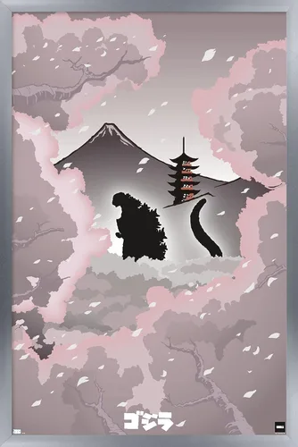 Miniatura 8 de Trends International Godzilla - Póster de pared tipo telón de fondo, 34 pulgadas de largo x 22.4 pulgadas, versión premium sin marco