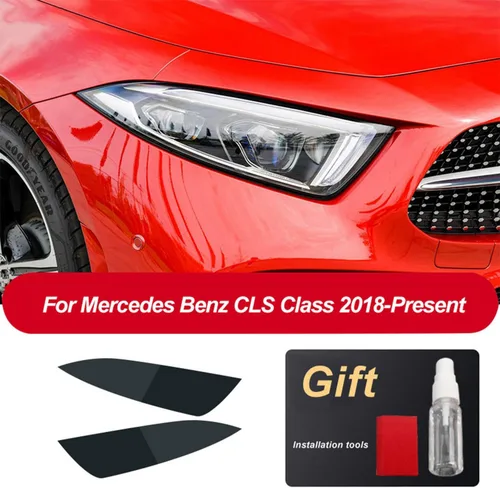 Miniatura 3 de JCAKES Car Headlight Tint Black Protective Film Transparent TPU Sticker ，for Mercedes Benz GLS CLS Class 2016-Present Accessories