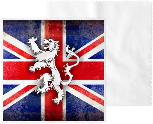 Miniatura 5 de Limpiador de gafas de escudo celta irlandés y paño de limpieza de microfibra (escudo celta irlandés)
