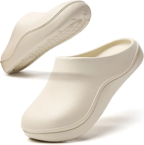 Miniatura 5 de Eliogn Zapatos de trabajo antideslizantes para hombres y mujeres, resistentes al aceite, zapatos de chef, ligeros, cómodos, sin cordones