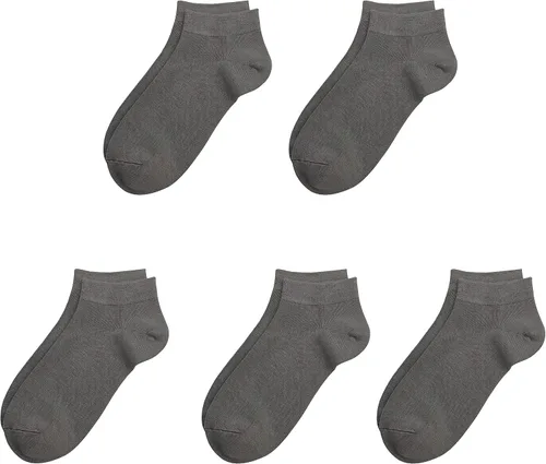 Miniatura 16 de SERISIMPLE Calcetines de bambú de viscosa para la escuela, calcetines de tobillo súper suaves para niños, puños elásticos, calcetines atléticos