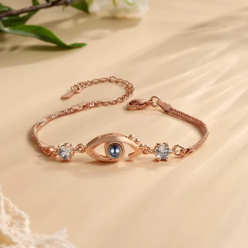 Miniatura 3 de Pulsera de proyección de fotos, pulsera personalizada con imagen en el interior, pulsera de fotos personalizada para parejas, amigas y mujeres