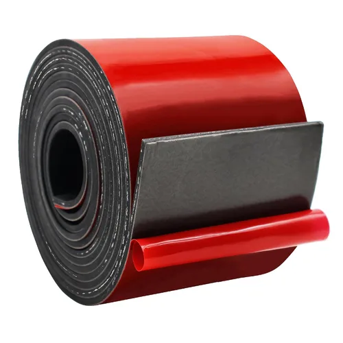 Miniatura 30 de DOBTIM Tiras de goma de neopreno adhesivas de goma sólida de 1/16 (.062)" de grosor X 2" de ancho X 10' de largo, hoja de goma autoadhesiva