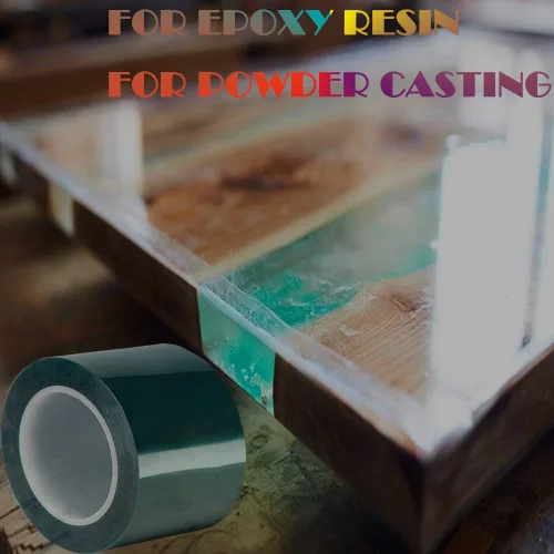 Miniatura 3 de Cinta de resina para resina epoxi, cinta adhesiva térmica de silicona sin rastros para hacer mesas de río, biseles de marco hueco, resina epoxi