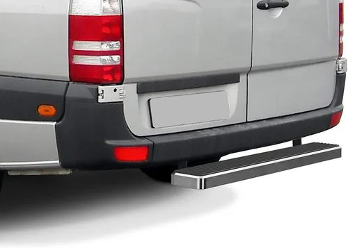 Miniatura 12 de APS Barra de paso trasero Nerf compatibles con Dodge Sprinter 2007-2009 camioneta de tamaño completo y Mercedes-Benz Sprinter 10-26
