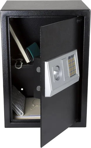 Miniatura 4 de Caja fuerte digital - Caja fuerte electrónica de acero con teclado y llaves manuales de anulación - Protege dinero, joyas, pasaportes - Para