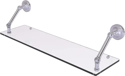 Miniatura 25 de Allied Brass PR-1/22-ORB Pr - Estante de vidrio con bordes biselados de 1 pulgada, 22 pulgadas, bronce aceitado