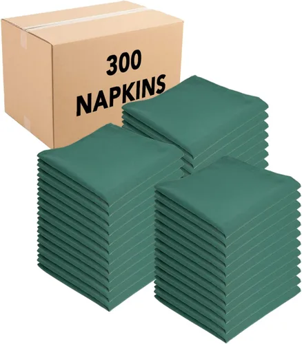 Miniatura 21 de Arkwright Servilletas de tela para restaurante, (paquete de 25) servilletas de poliéster hilado con bordes con dobladillo, ideal para cenas, bodas