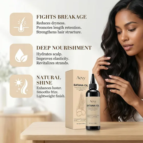 Miniatura 3 de Aceite de batana, apoya el crecimiento del cabello, aceite hidratante para el cuero cabelludo y el cabello, aceite suavizante hidratante profundo