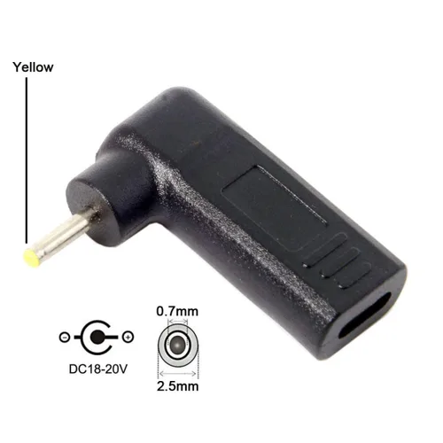 Miniatura 7 de chenyang Adaptador convertidor de disparador de emulador USB C a DC 2.5x0.7MM PD 65W