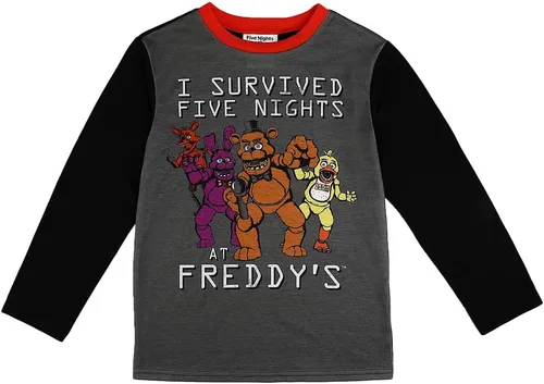 Miniatura 2 de Bioworld Five Nights at Freddy's - Conjunto de pijama de videojuegos de terror para niños y jóvenes