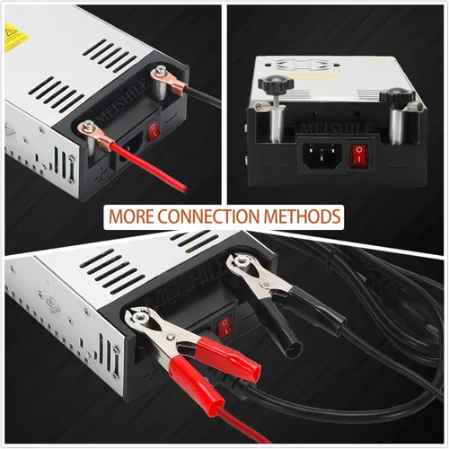 Miniatura 5 de Actualización 12V 50A 600W DC Fuente de alimentación conmutada Upgrad Clip PSU AC-DC Convertidor de transformador de 12 voltios 0-40/25 amperios