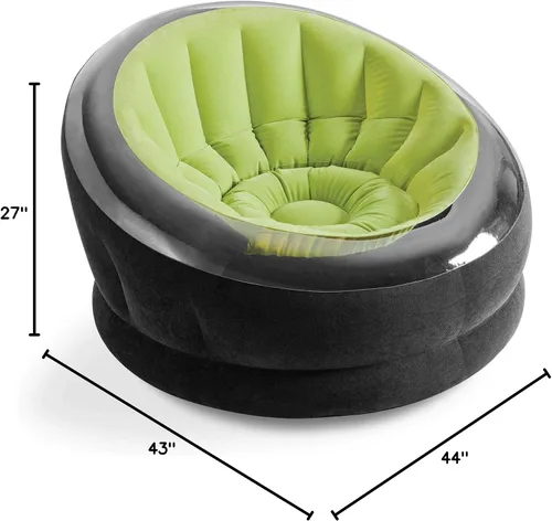 Miniatura 3 de Silla inflable Intex Empire, de 44" x 43" x 27," verde