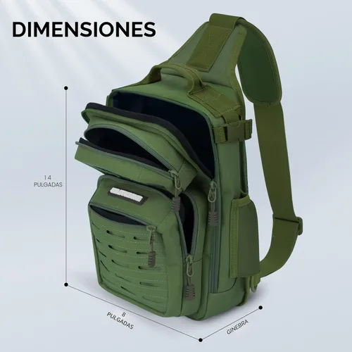 Miniatura 3 de KastKing BlowBak - Bolsa táctica para aparejos de pesca, mochila de pesca ligera, almacenamiento para equipo y equipo, regalo para hombres E: verde