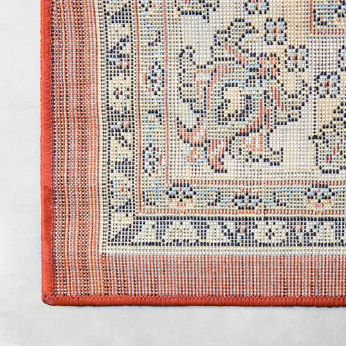 Miniatura 280 de Unique Loom Colección Sialk Hill - Alfombra de área Washington (3 pies 3 pulgadas x 5 pies 3 pulgadas, rectángulo, burdeos/crema)