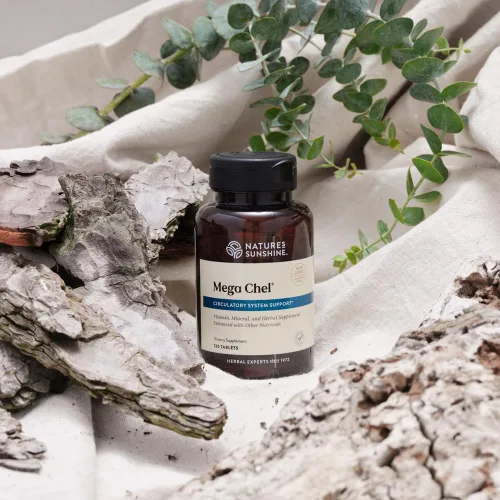 Miniatura 2 de Nature's Sunshine Mega-Chel, 120 tabletas, vitamina completa con potentes antioxidantes, hierbas, vitaminas, minerales y aminoácidos que apoyan