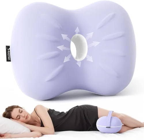 Miniatura 11 de Almohada de rodilla para personas que duermen de lado, almohada refrescante entre las piernas para dormir de lado, almohada de espuma viscoelástica