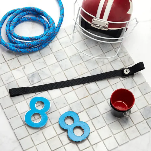 Miniatura 4 de Hockey Helmet Chin Strap Single Snap Detachable Sports Strap Replacement Ear Loops adjustable buckle Accessory Repair Kit