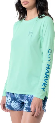 Miniatura 5 de Guy Harvey Camiseta de manga larga con protección solar UPF 50+ para mujer