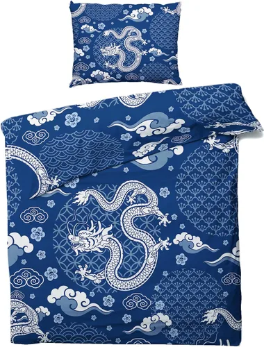Miniatura 62 de Funda de edredón abstracta tamaño individual Juego de ropa de cama de arte colorido 2 piezas Funda de edredón con patrón de microfibra suave