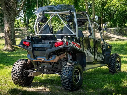 Miniatura 6 de SuperATV Brazos de Reacción Posteriores y Varillas Posteriores, de Alta Distancia, en Caja, para Polaris RZR XP 900 / XP 4 900 (2011-2014) - Negro